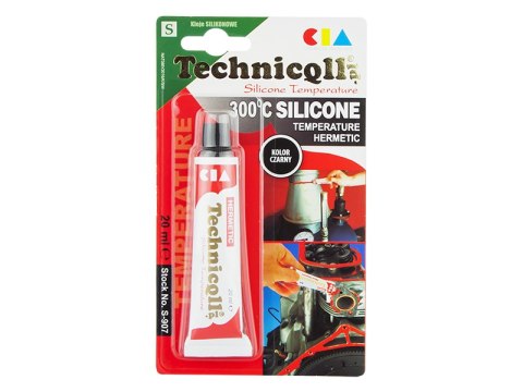 2465# Silikon wysokotemperaturowy 20ml czarny technicqll