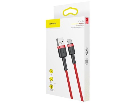 BASEUS Kabel USB Type C 2m (CATKLF-C09) Red+Red