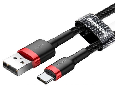 BASEUS Kabel USB Type C 2m (CATKLF-C91) Black+Red