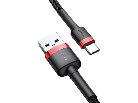 BASEUS Kabel USB Type C 2m (CATKLF-C91) Black+Red