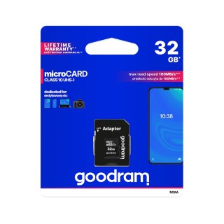 Karta pamięci microSD 32GB UHS-I Goodram z adapterem