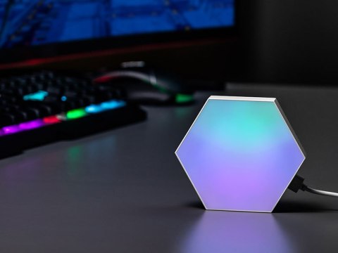 Sześciokątne lampy RGB Tracer Ambience - Smart Hexagon