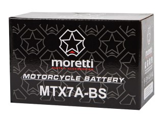 82-352# Akumulator motocyklowy 12v 7ah mtx7a-bs moretti