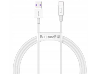 BASEUS Kabel USB do USB-C Superior Series, 66W, 1m (CATYS-02) Biały