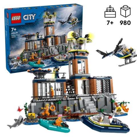 LEGO City Policja z Więziennej Wyspy 60419