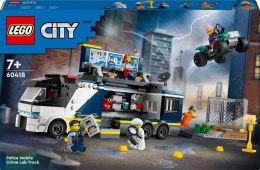 LEGO City Policyjna ciężarówka z laboratorium kryminalnym 60418