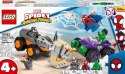 LEGO MARVEL Spiderman Hulk kontra Rhino - starcie pojazdów 10782