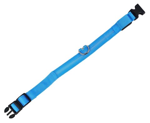 AG232A Obroża świecąca led 32-37cm blue