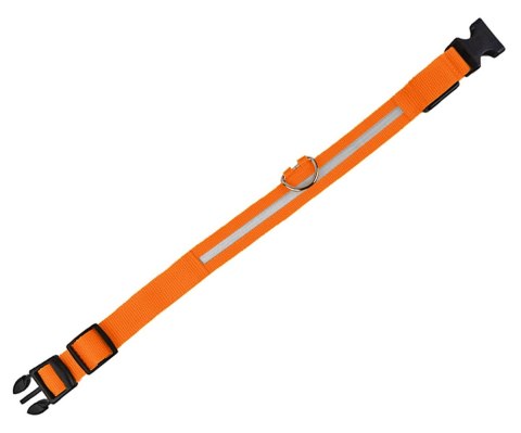 AG232C Obroża świecąca led 32-37cm orang