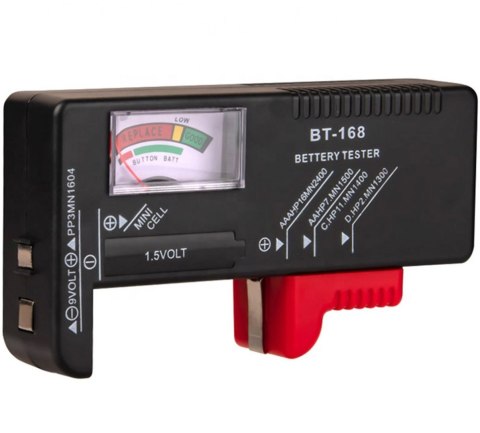 AG372 Tester baterii aku. aaa, aa, 9v