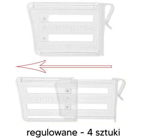 AG871 Organizer do lodówki regulowany