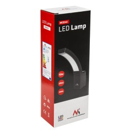 Lampa elewacyjna LED Maclean, 800lm, IP54, 10W, barwa naturalna biała (4000K), kolor czarny, MCE343 B