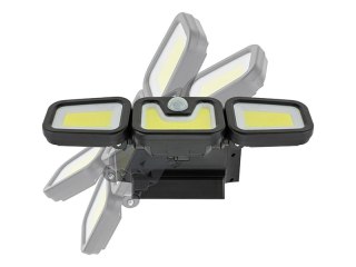 67-495# Lampa uliczna solarna 3 reflektory + czujnik