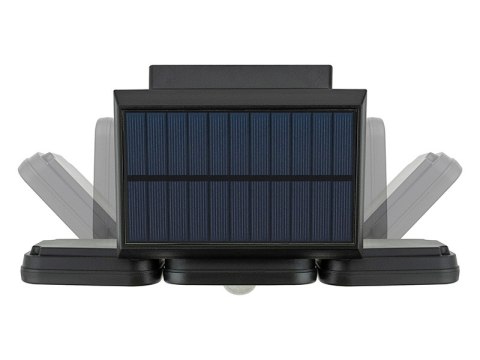 67-495# Lampa uliczna solarna 3 reflektory + czujnik