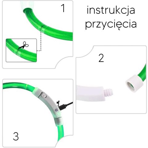 DA269 Oborża świecąca led reg. zielona