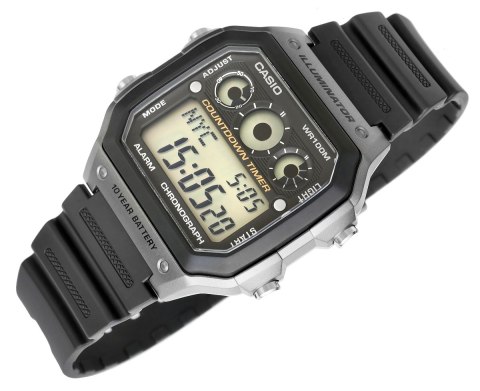 Zegarek Męski CASIO 10 bar do Pływania AE-1300WH-8AVDF