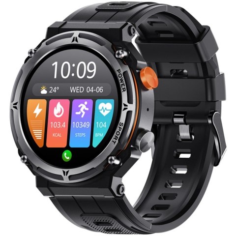 Smartwatch Veltori VT130-1 Czarny Pasek Silikonowy