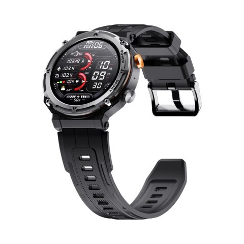 Smartwatch Veltori VT130-1 Czarny Pasek Silikonowy