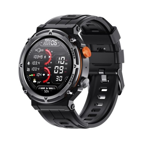 Smartwatch Veltori VT130-1 Czarny Pasek Silikonowy