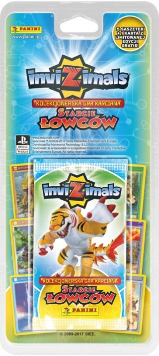 Panini: Invizimals - Starcie Łowców 2017: Blister z kartami 5+1