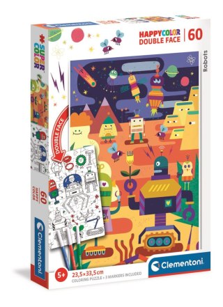 Clementoni - Puzzle 60el. Happycolor Robot