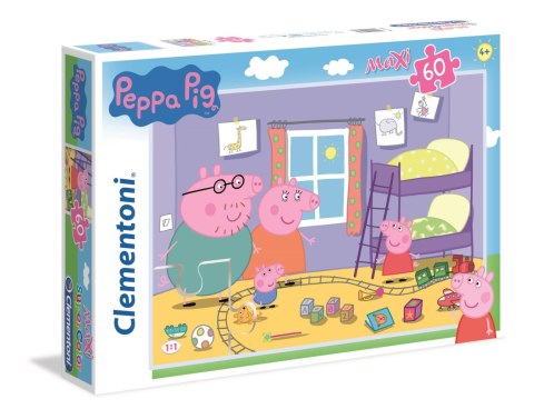 Clementoni - Puzzle 60el. Maxi Peppa Pig