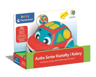 Clementoni: Baby - Autko Sorter Kształty I Kolory