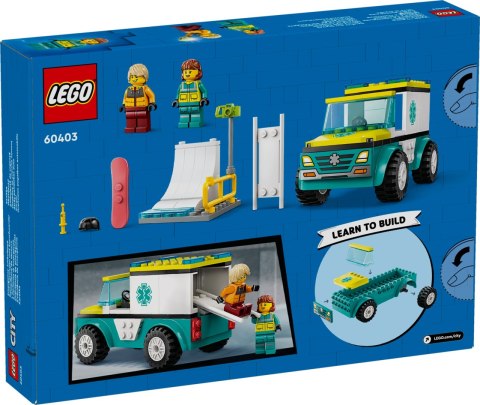 LEGO® City - Karetka i snowboardzista