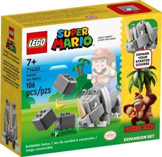 LEGO® Super Mario - Nosorożec Rambi - zestaw rozszerzający