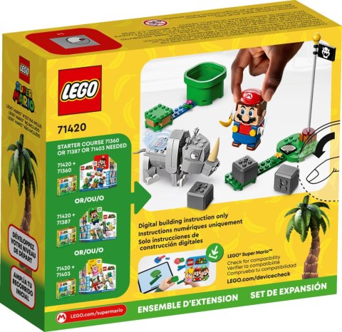 LEGO® Super Mario - Nosorożec Rambi - zestaw rozszerzający