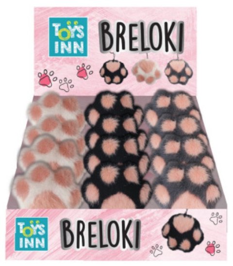 Toys Inn: Brelok Łapa - Mix 3 wzorów