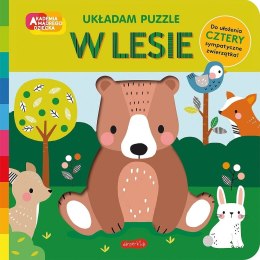 Akademia Mądrego Dziecka: W lesie . Układam puzzle