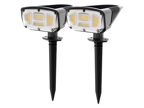 70-296# Lampa solarna led wbijany reflektor sl-26 2szt.