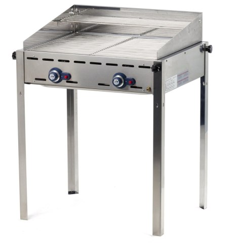 Grill gazowy Green Fire 2 ruszty GN1/1 11.6kW - Hendi 149621