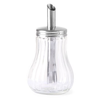 Cukiernica szklana z dozownikiem cukru śr. 80mm 200ml - Hendi 452400