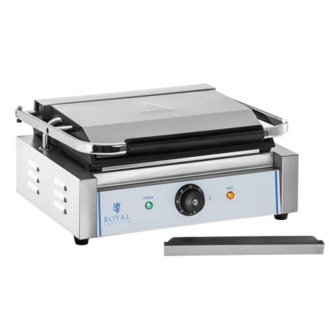 Kontakt grill kontaktowy dwustronny gładki PANINI 2200W 230V Royal Catering