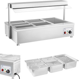 Suchy bemar podgrzewacz bez wody wolnostojący 6 x GN 150mm 55L Royal Catering