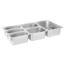 Suchy bemar podgrzewacz bez wody wolnostojący 6 x GN 150mm 55L Royal Catering