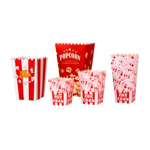 Pudełko kartonik na PopCorn 7x22x10.5cm DUŻY 1.7L 100szt.