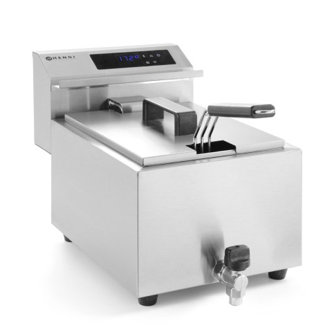 Frytownica frytkownica z panelem cyfrowym Mastercook z kranem 8L 3500W