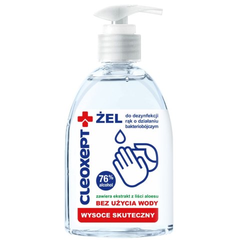 Żel antybakteryjny do dezynfekcji odkażania rąk CLEOXEPT- 500ml