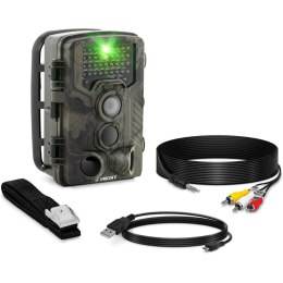 Fotopułapka kamera leśna z czujnikiem ruchu 8MP F-HD 20m IR LED USB