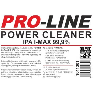 POWER CLEANER IPA zestaw do czyszczenia elektroniki optyki i monitorów PRO-LINE