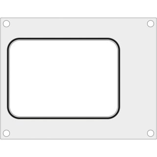 Matryca forma do zgrzewarek MCS na tackę bez podziału 187x137 mm - Hendi 805565