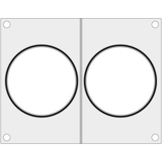 Matryca forma do zgrzewarki Hendi na dwa pojemniki na zupę śr. 115 mm - Hendi 805633