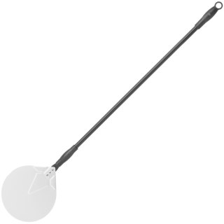 Łopata taca do pizzy z ruchomym uchwytem aluminiowa okrągła śr. 230 mm dł. 1200 mm - Hendi 617151