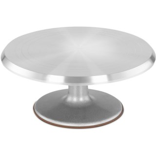 Patera podstawka na ciasto tort ciastka obrotowa aluminiowa śr. 31 cm