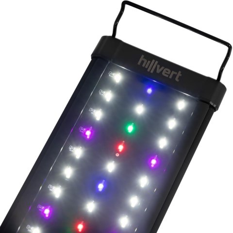 Lampa oświetlenie LED do akwarium wzrostu roślin pełne spektrum 129 diod 87 cm 25 W