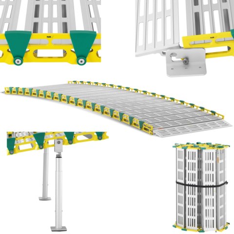 Rampa podjazdowa przenośna składana do 500 kg 3000 x 914 mm