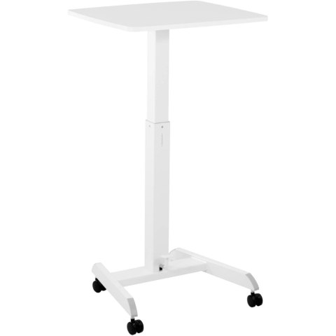 Stolik stojak pod laptopa regulowany na kółkach 60 x 52 cm 760 - 1130 mm